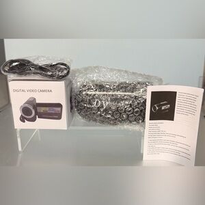 Black Digital Video Camera LCD Display Screen